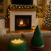 green tree candle